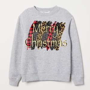 MERTY CHRISTMAS BRUSHED SWEATSHIRT